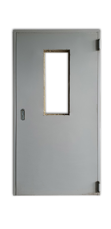 Drzwi przeciwpożarowe Delta EI30 PRAWE wym. otw. w murze 1020 x 2050 mm