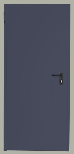 Drzwi przeciwpożarowe DELTA EI 60 C5 wym w murze 1020 x 2050 mm antracyt RAL7016