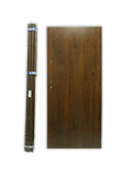 Drzwi Gerda typ WX20 wzór W00 kolor orzech brazylijski, wymiar: 80 Prawe